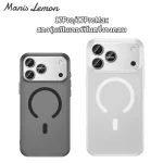 Manis Lemon Air Colors Magnetic Case for iPhone 17 16 15 14 13 12 Pro Max Plus Air ซองใส่โทรศัพท์ เคส สำหรับ ไอโฟน - เคสและอุปกรณ์ป้องกัน